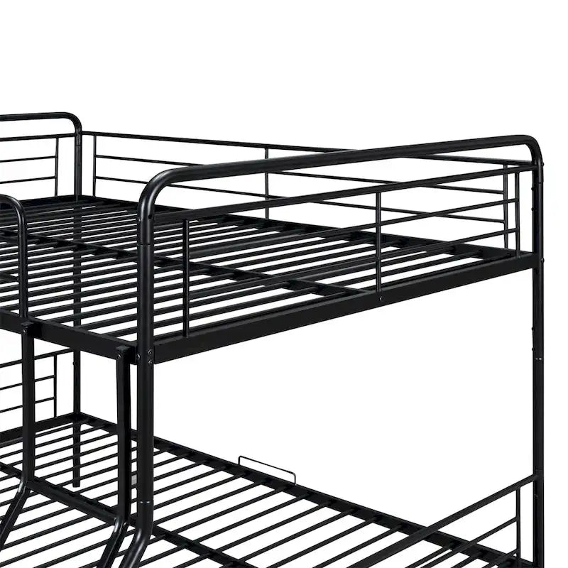 Full XL Over Queen Metal Bunk Bed
